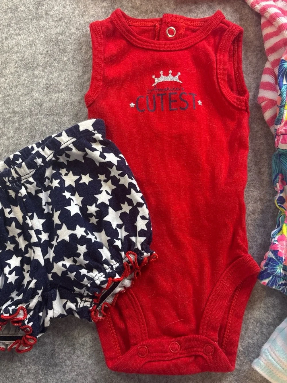 Carter's White Newborn Bodysuits Pack